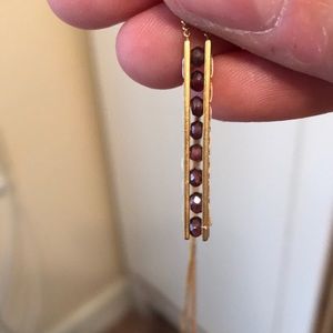 NWT Chan Luu Red Bead Drop Necklace